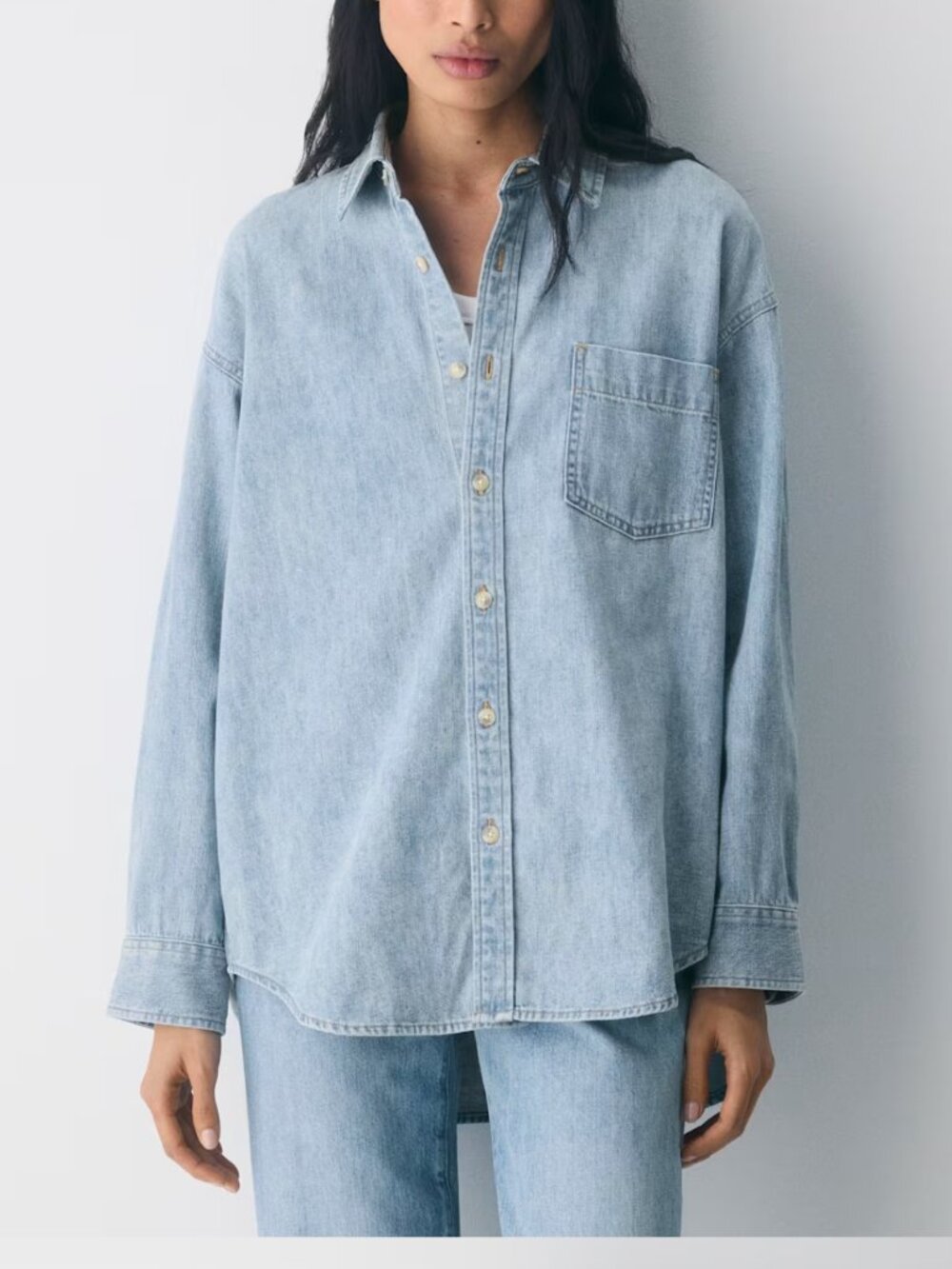 Aritzia Denim Forum Button Down - Medium
